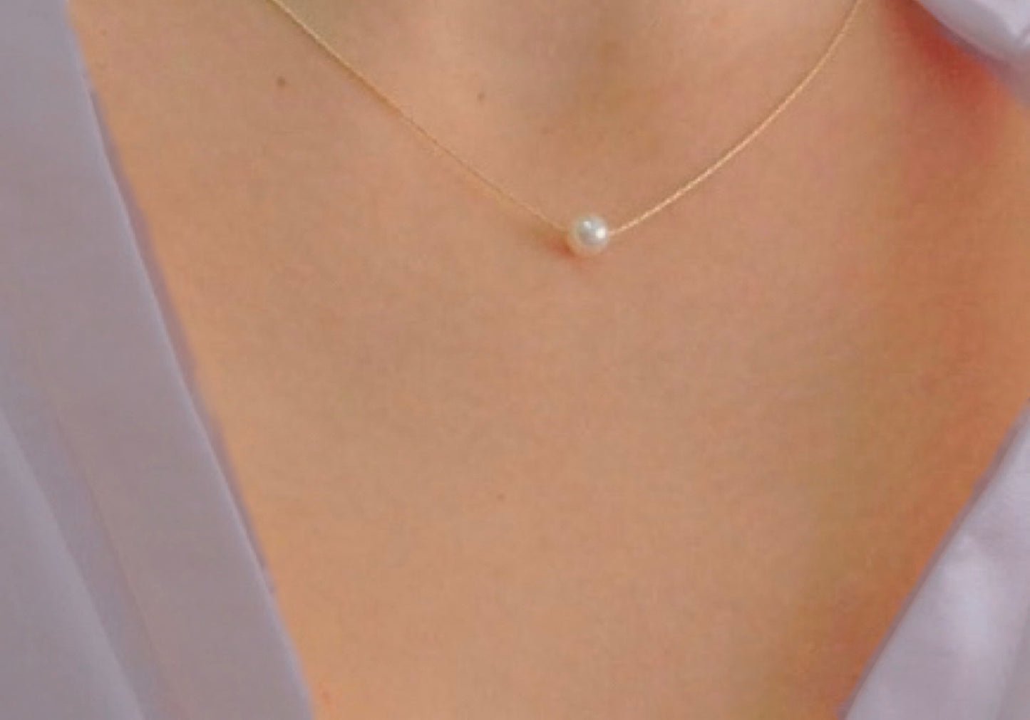 14K Gold Pearl Necklace