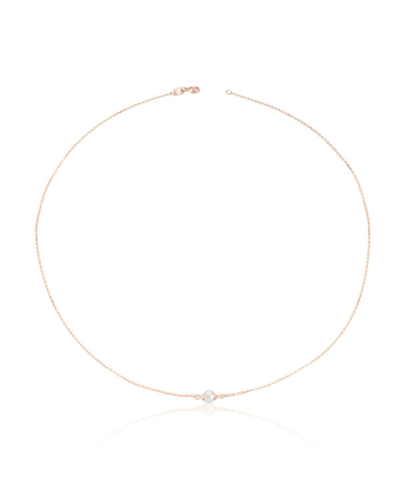 14K Gold Pearl Necklace