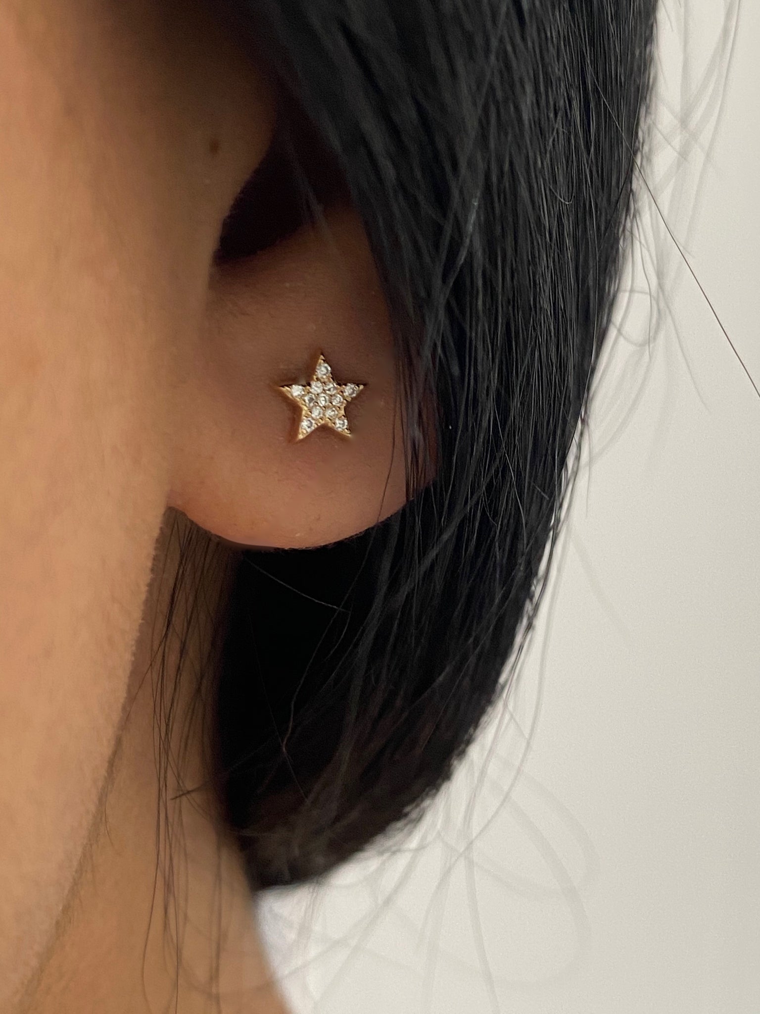 Flat Back Stud Earrings Set Star Moon Cross Etc Shaped Ear - Temu