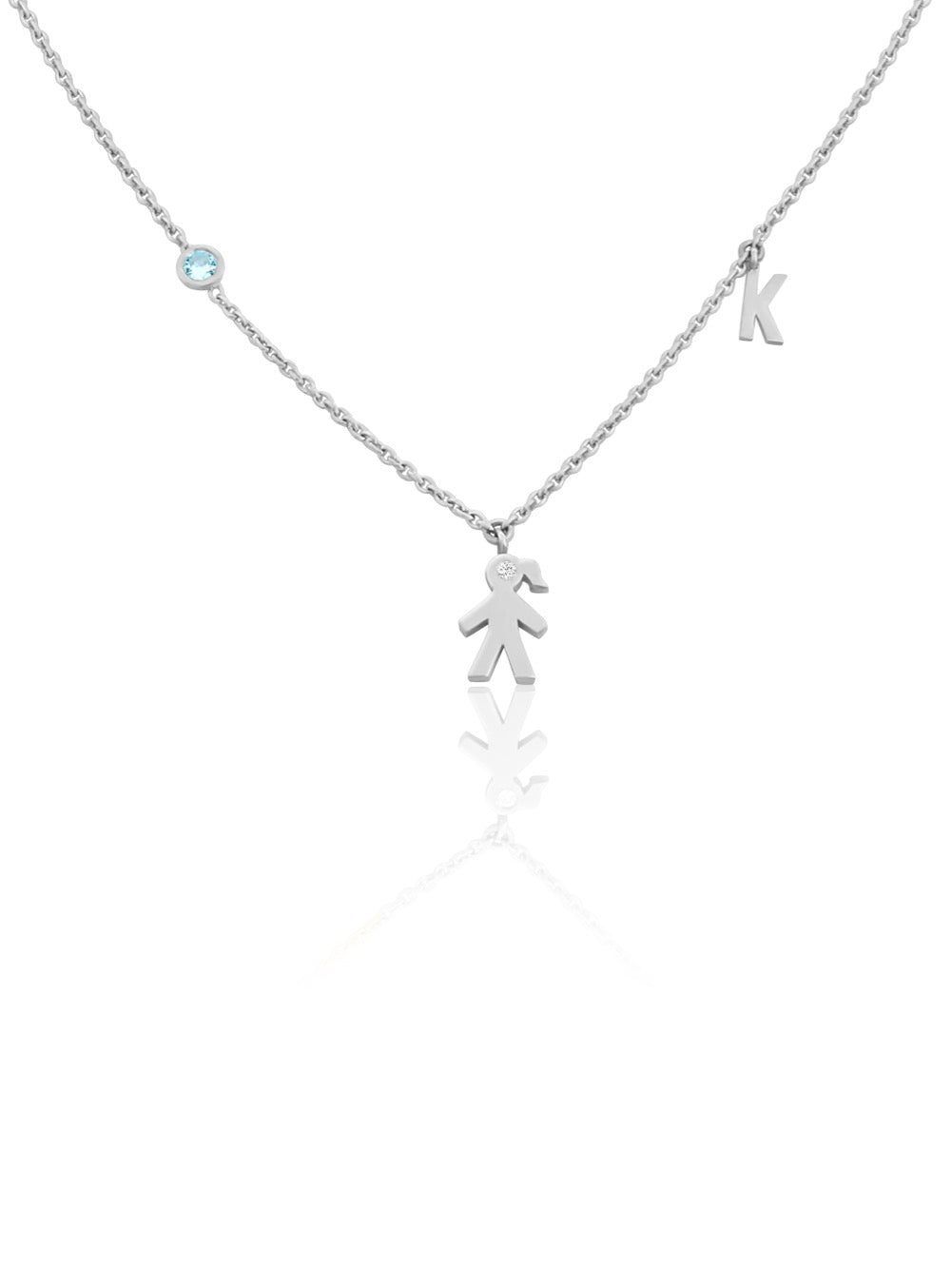 keila jewelry mom initial necklace march