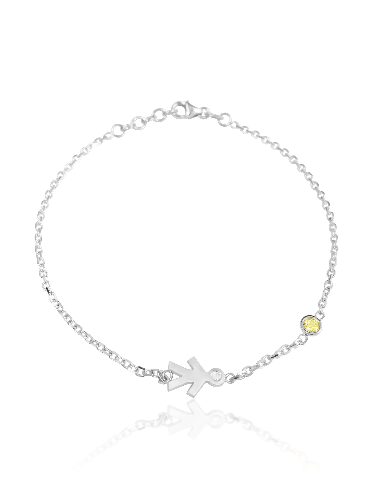 Mom 14k Diamond Bracelet