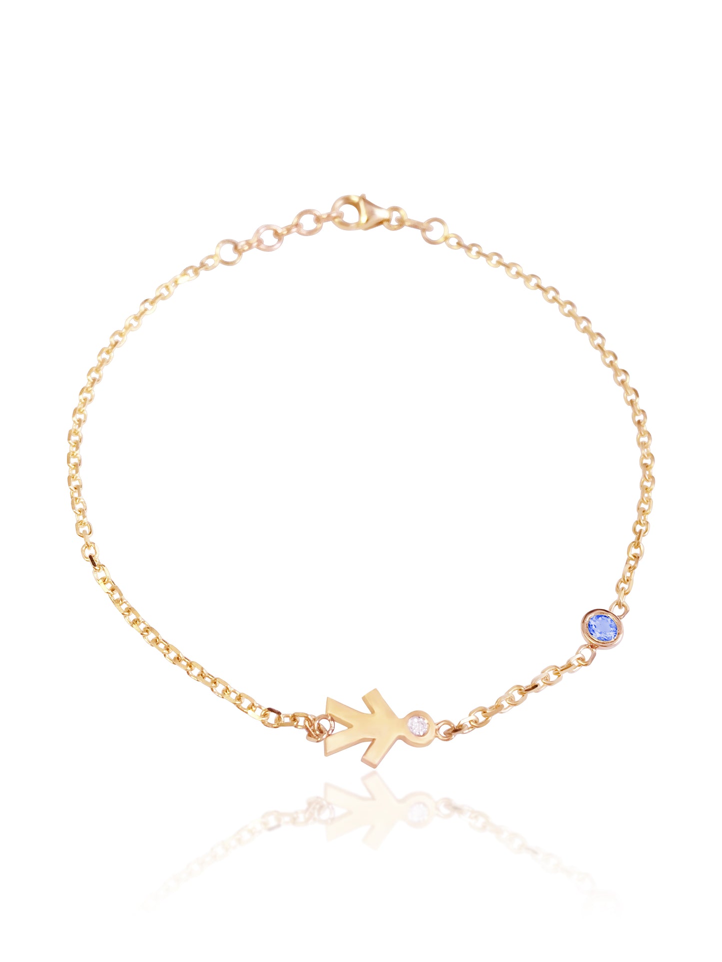 Mom 14k Diamond Bracelet