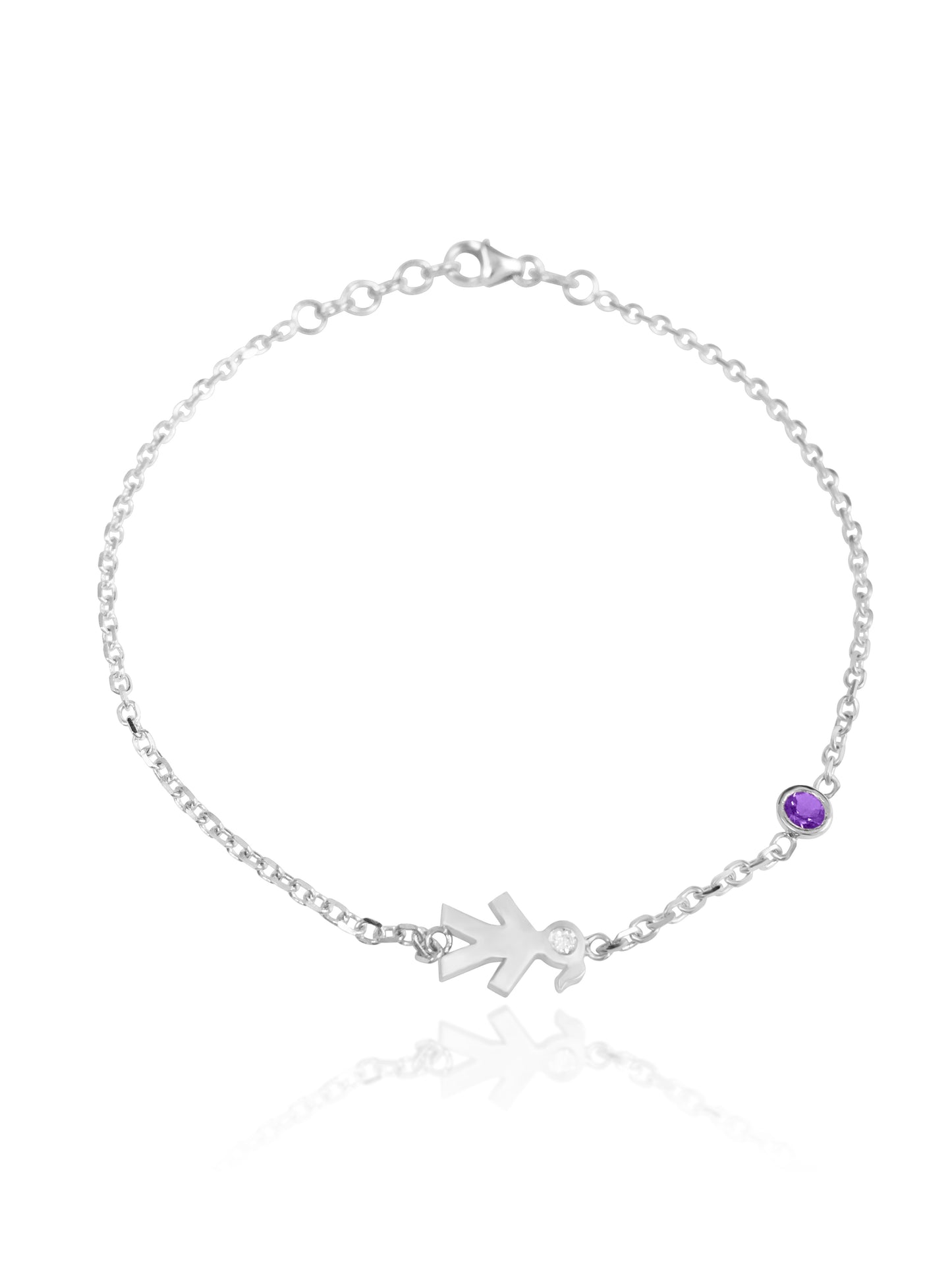 Mom 14k Diamond Bracelet