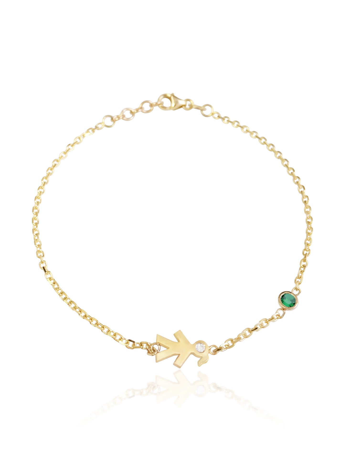 Mom 14k Diamond Bracelet
