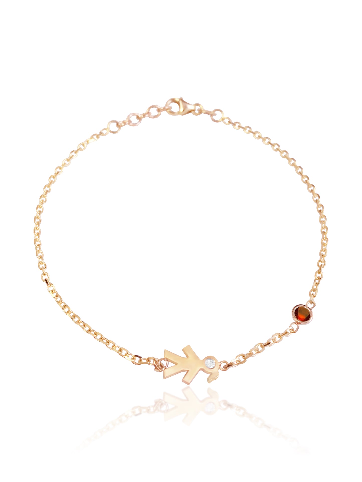 Mom 14k Diamond Bracelet