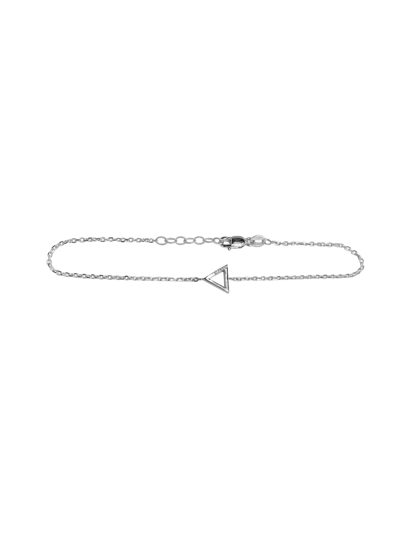 14K Gold Geometric Diamond Bracelets