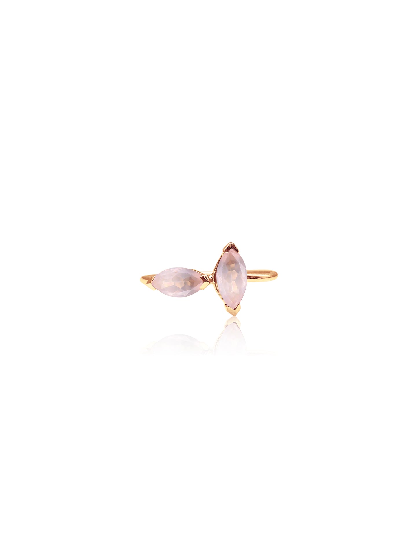 14K Gold Iris Ring