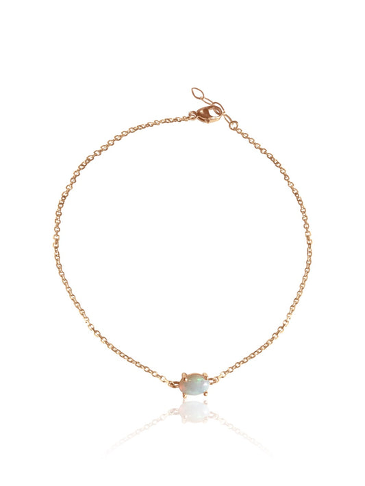 14K Gold Opal Bracelet