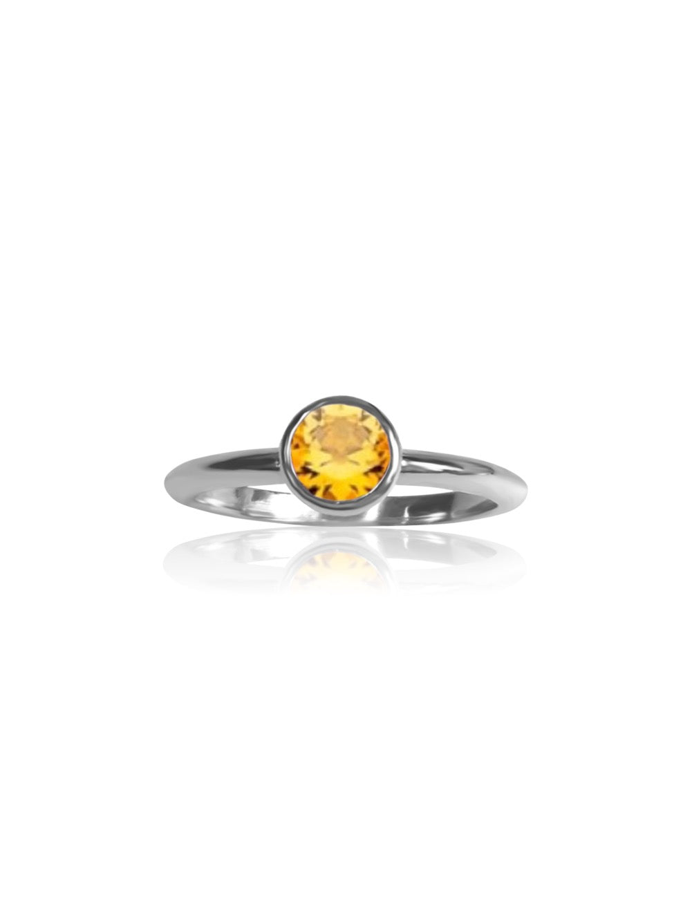 keila jewelry citrin bezel ring