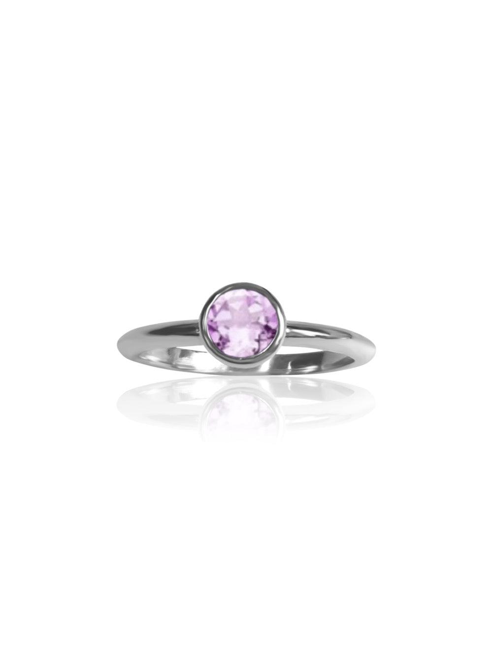 keila jewelry light amethyst bezel ring