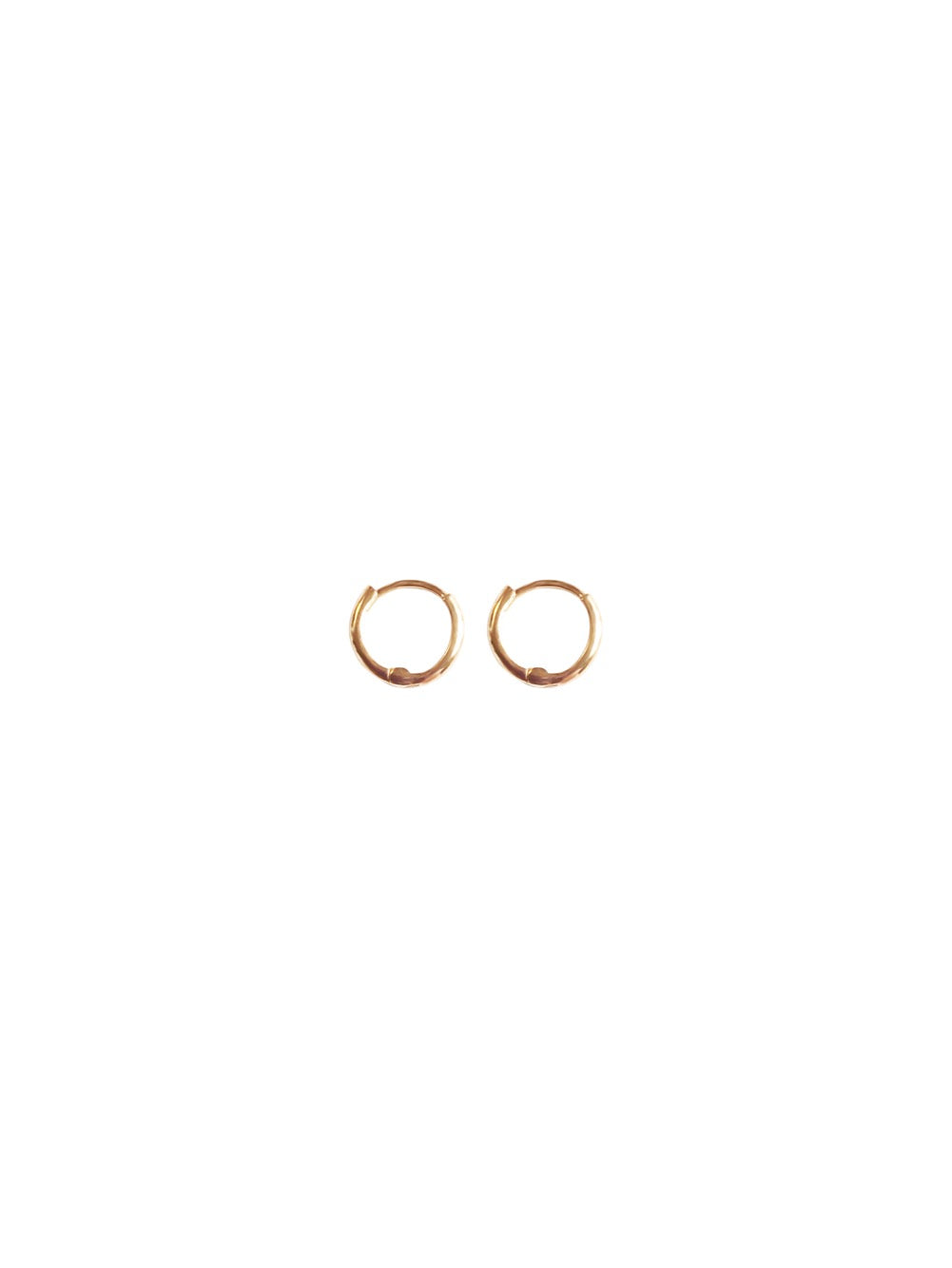 14KT Gold Mini Huggie Clicker Earring