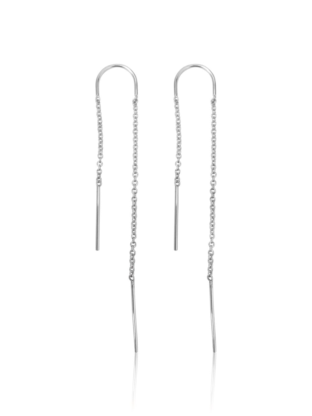 14k Gold Chain Earrings