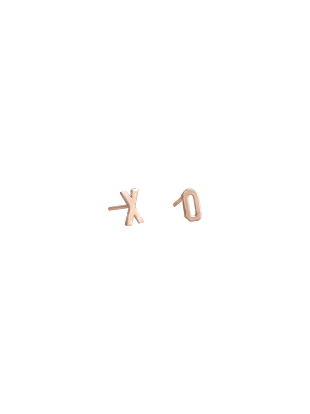 14k Gold Initial Earrings