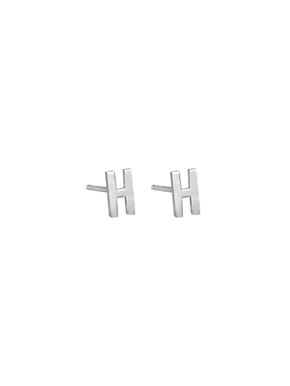 14k Gold Initial Earrings