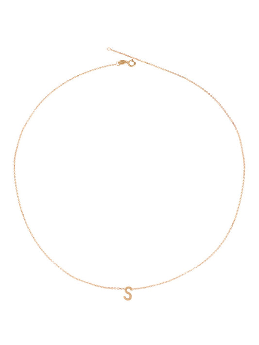 14KT Gold Initial Necklace