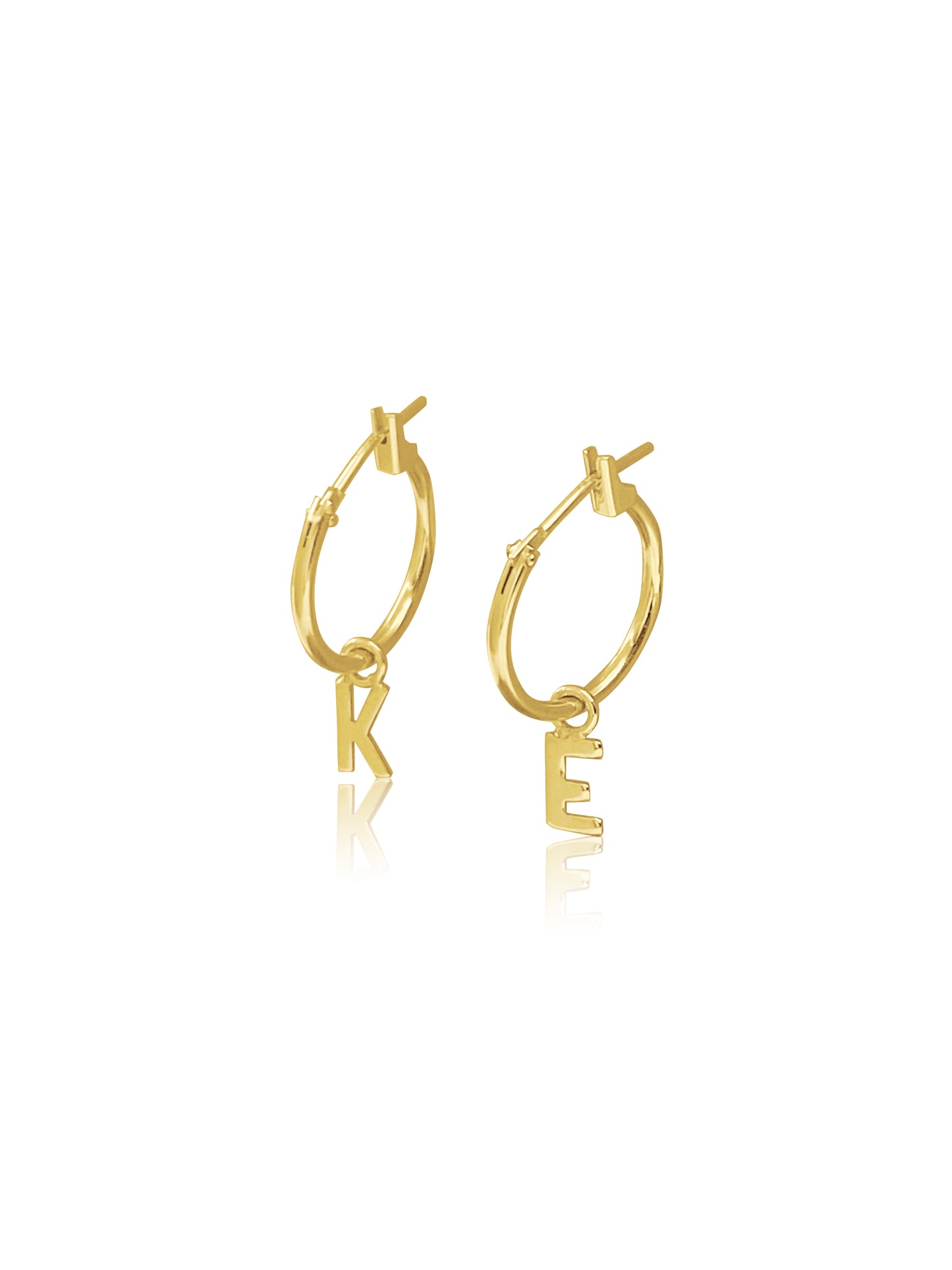 14K Gold Initial Charms