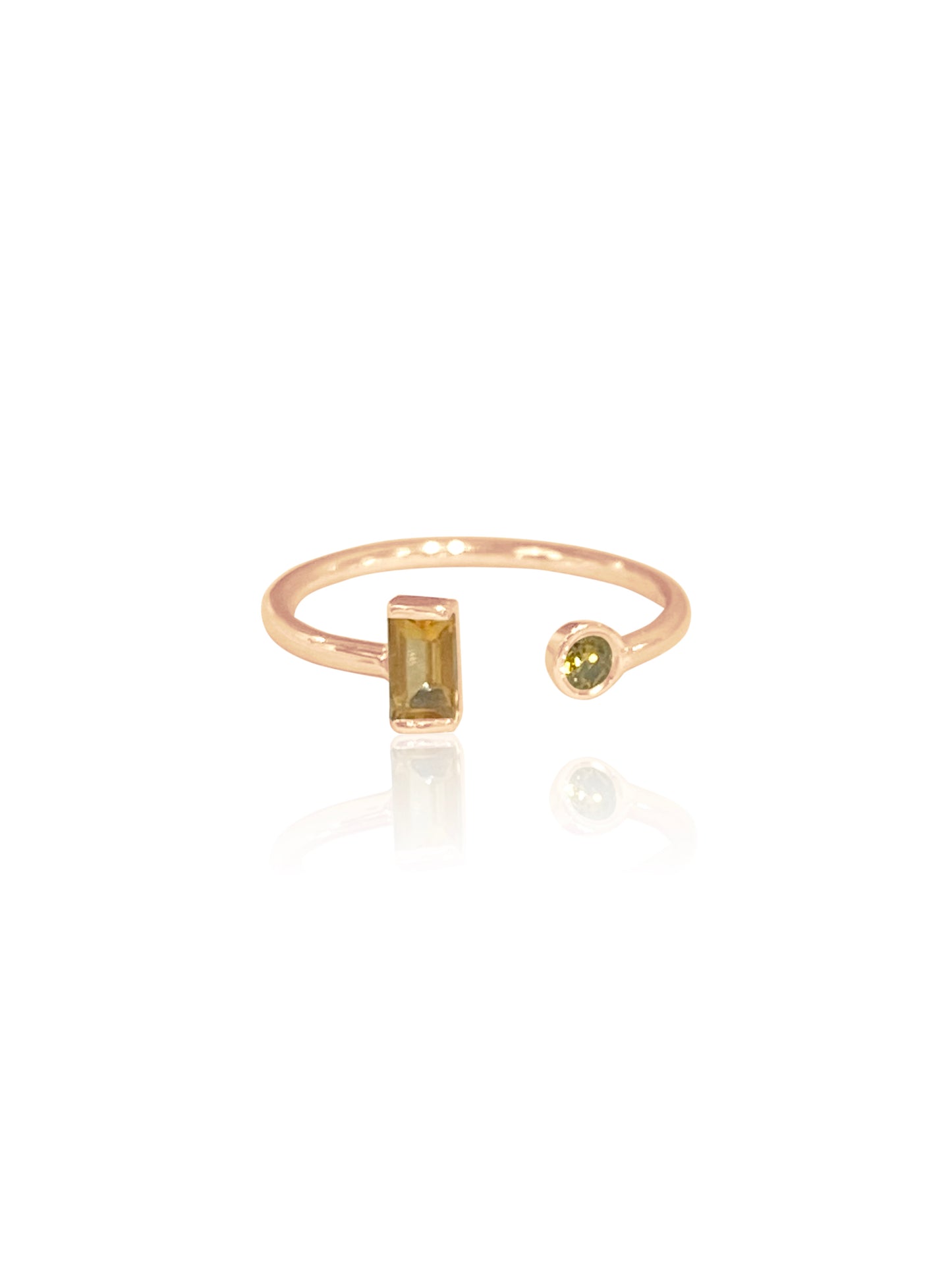 14K Gold Colores Ring