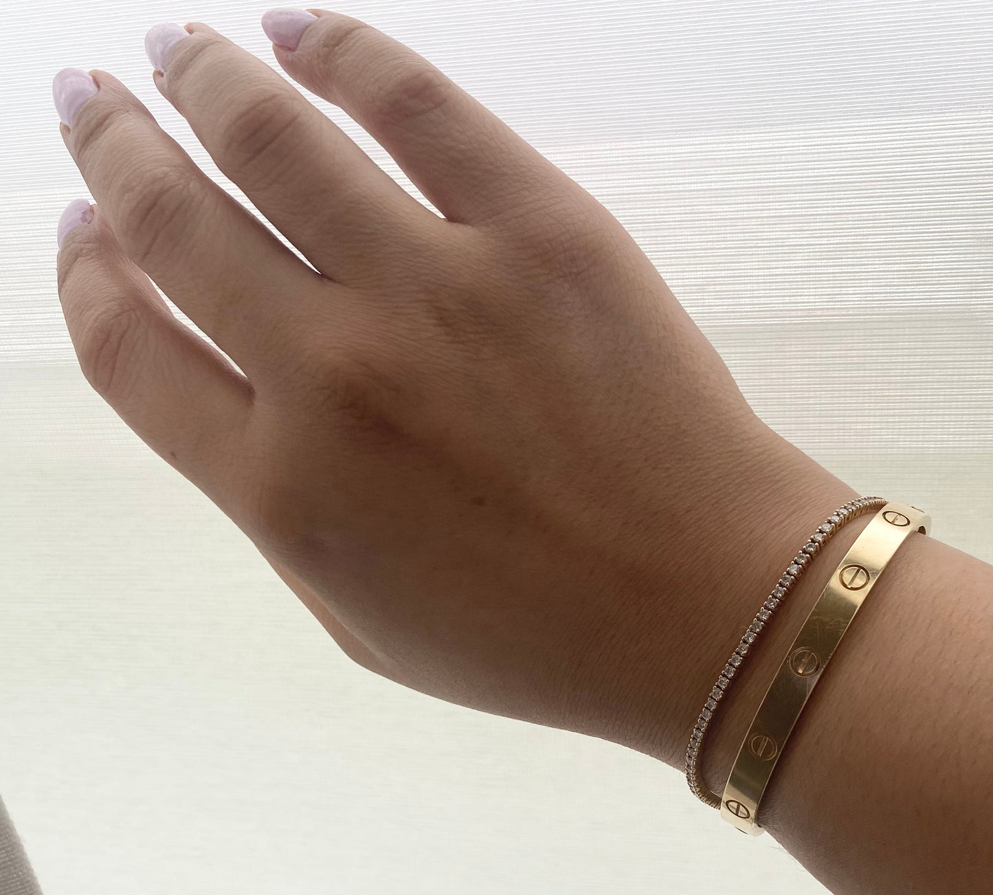 14K Gold Diamond Tennis Bracelet