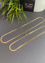 18K Gold Filled Herringbone Necklace