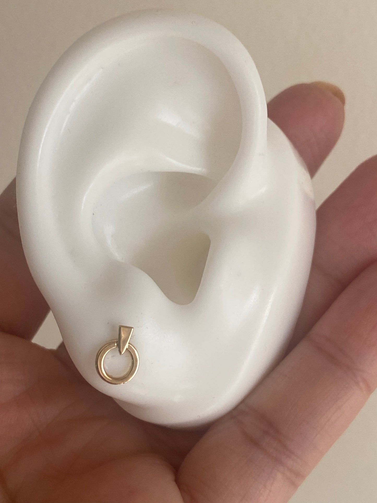14K Gold Love & Strength Earring