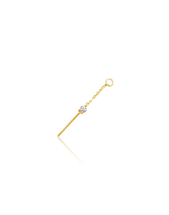 14KT Gold Diamond Earring Jacket