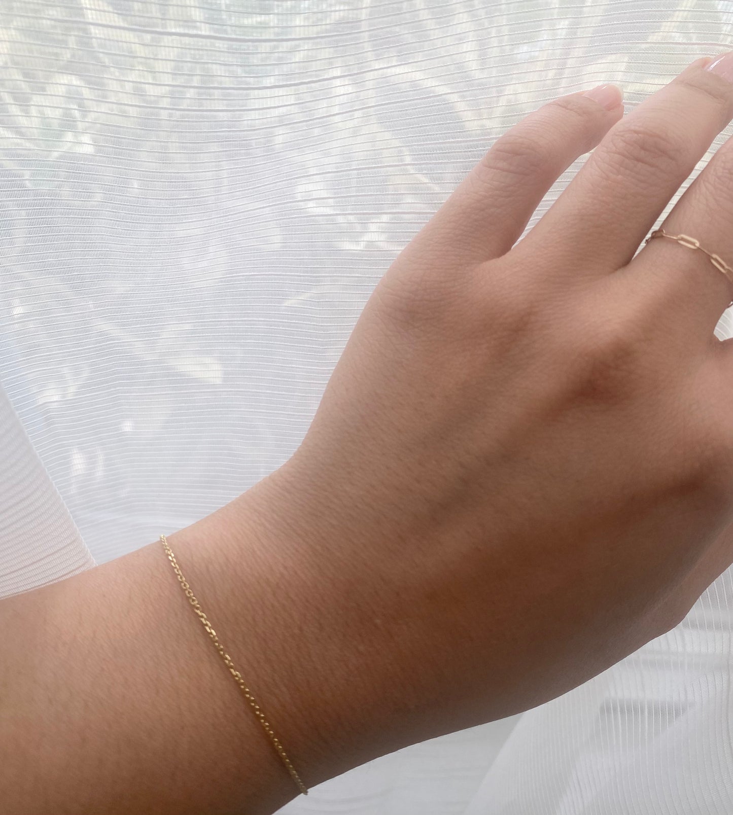 14K Solid Gold Fused Permanent Bracelet