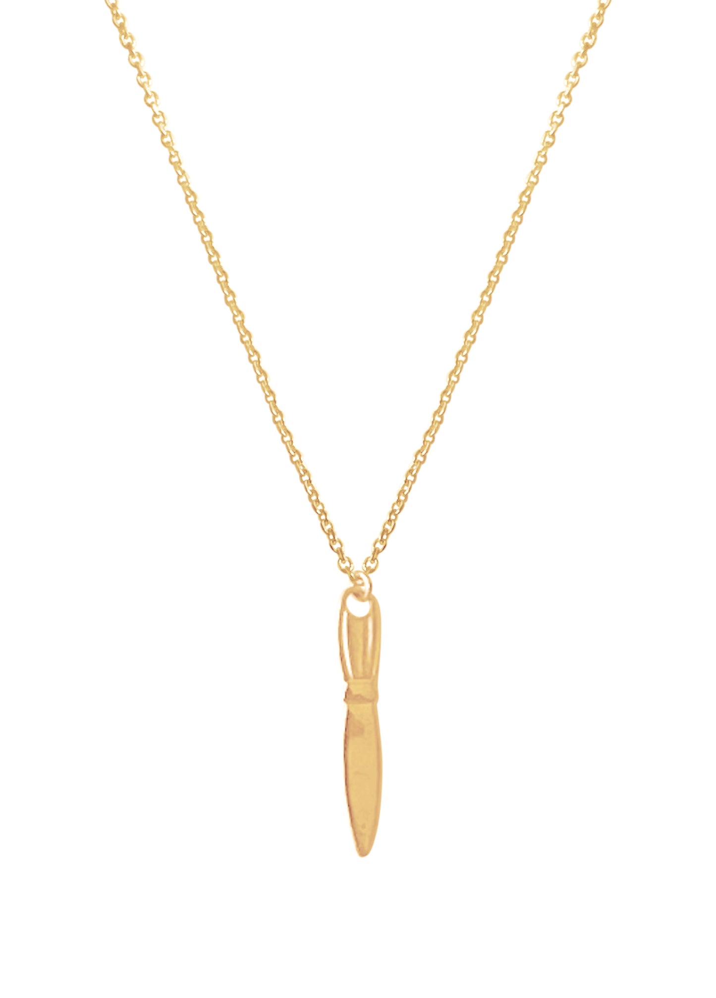 14KT Gold Utensil Necklace