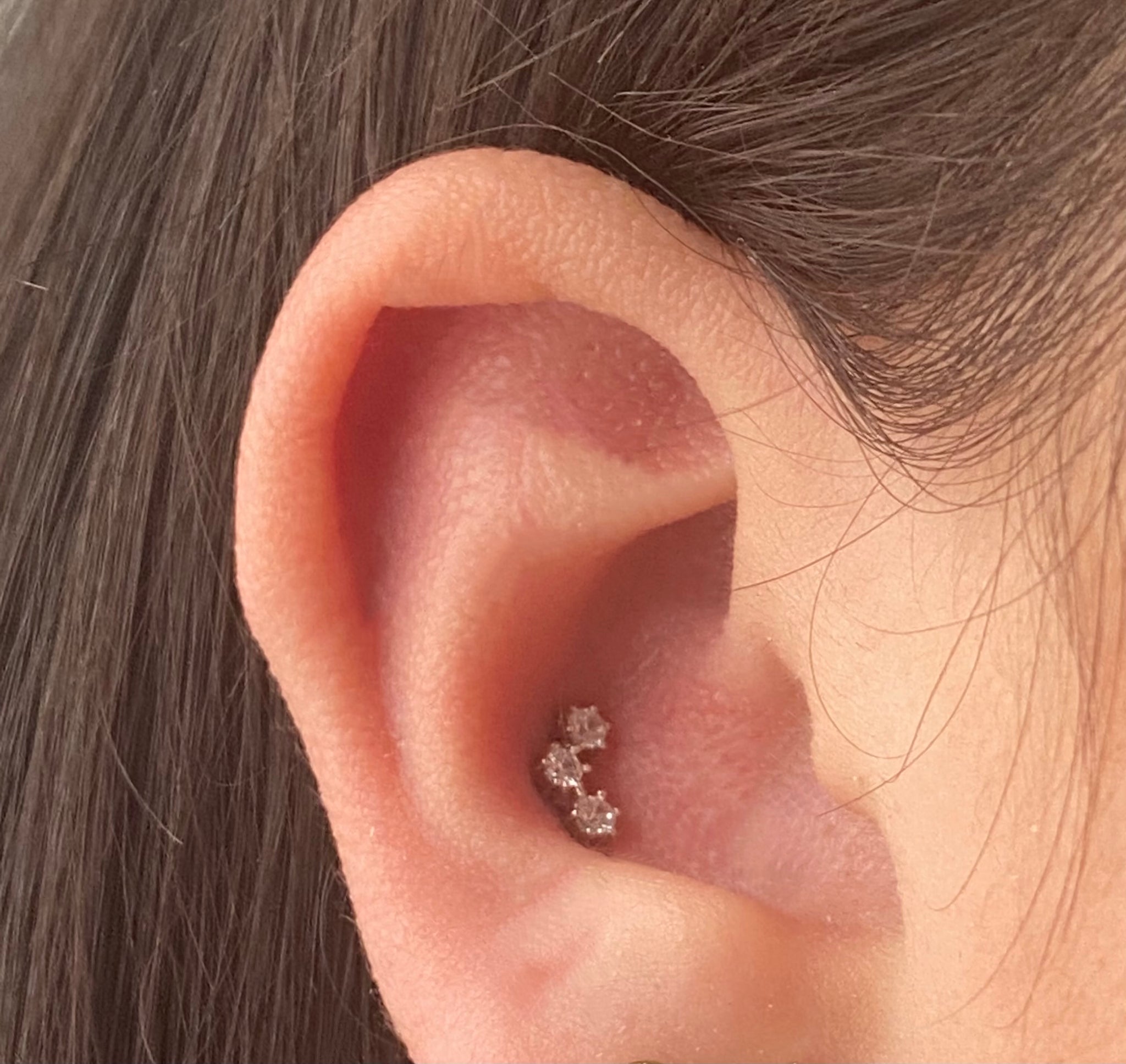 Diamond ear piercing Clearance