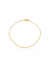 14K Gold Cable Chain Bracelet