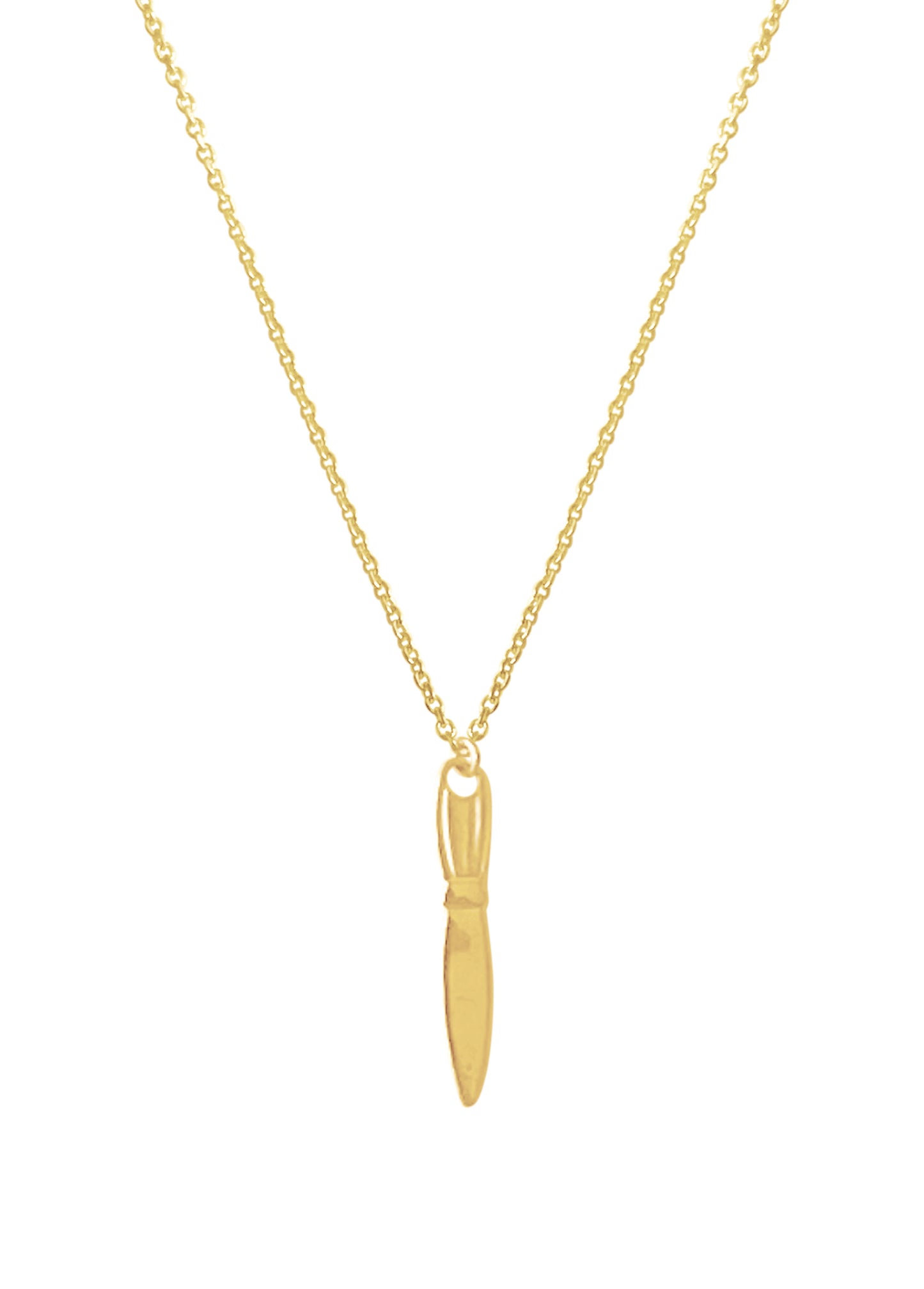 14KT Gold Utensil Necklace