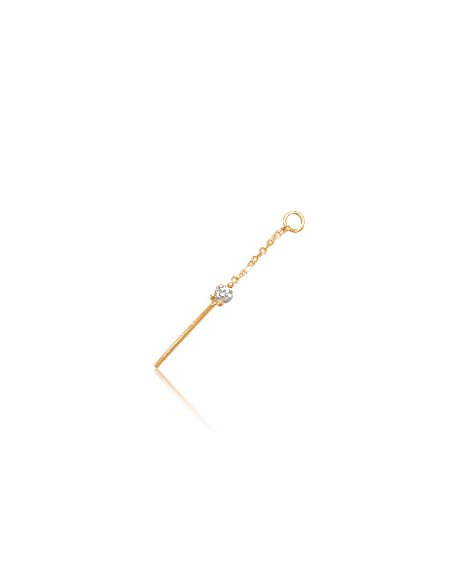 14KT Gold Diamond Earring Jacket
