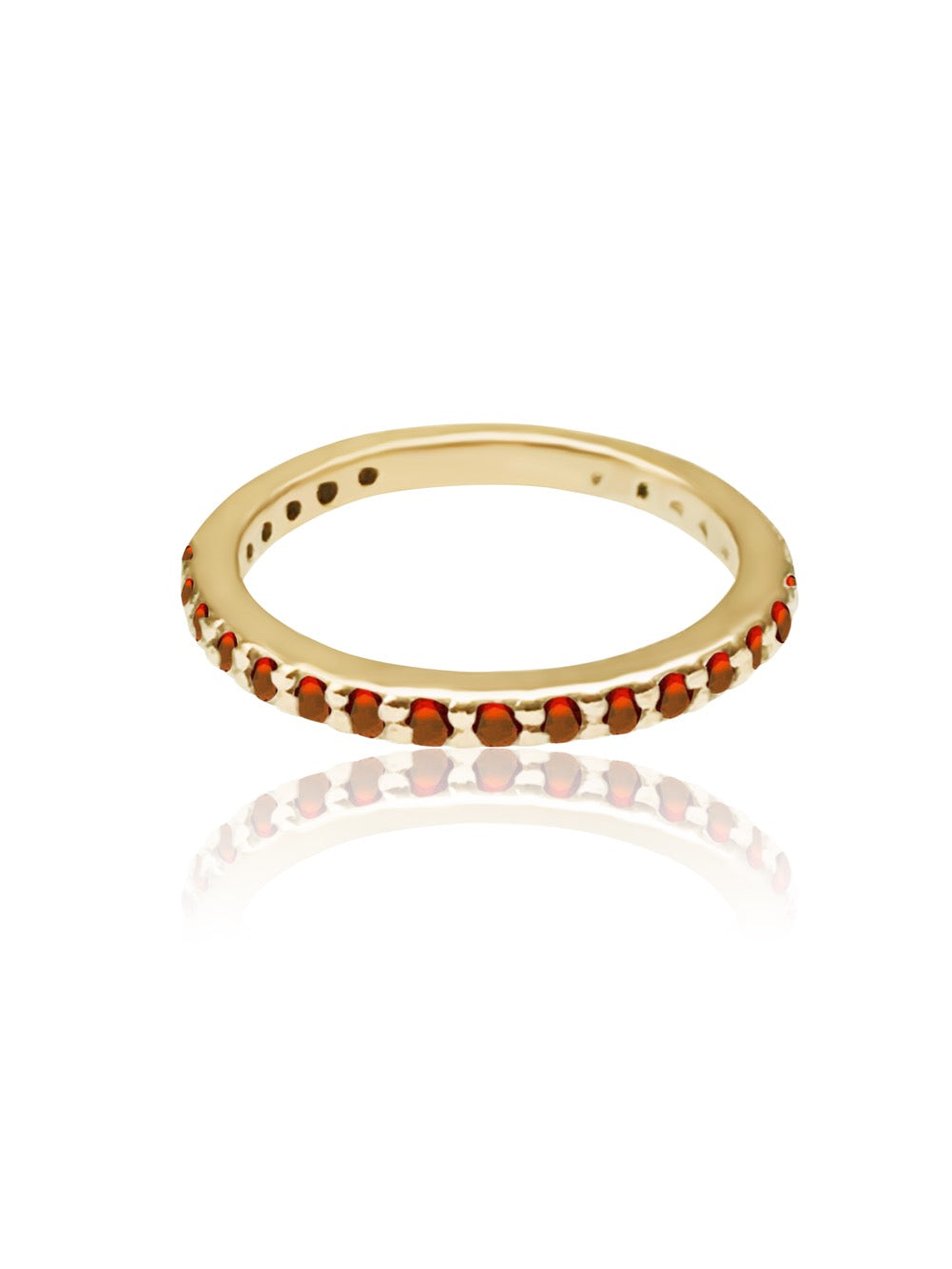 14k Gold Gemstone Band