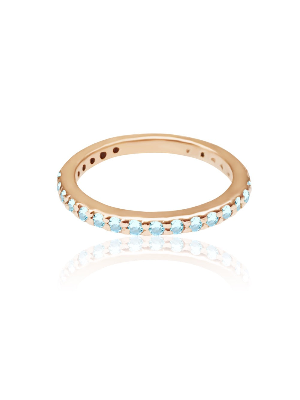 14k Gold Gemstone Band