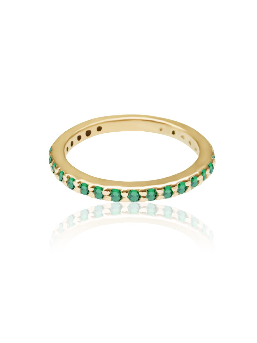 14k Gold Gemstone Band