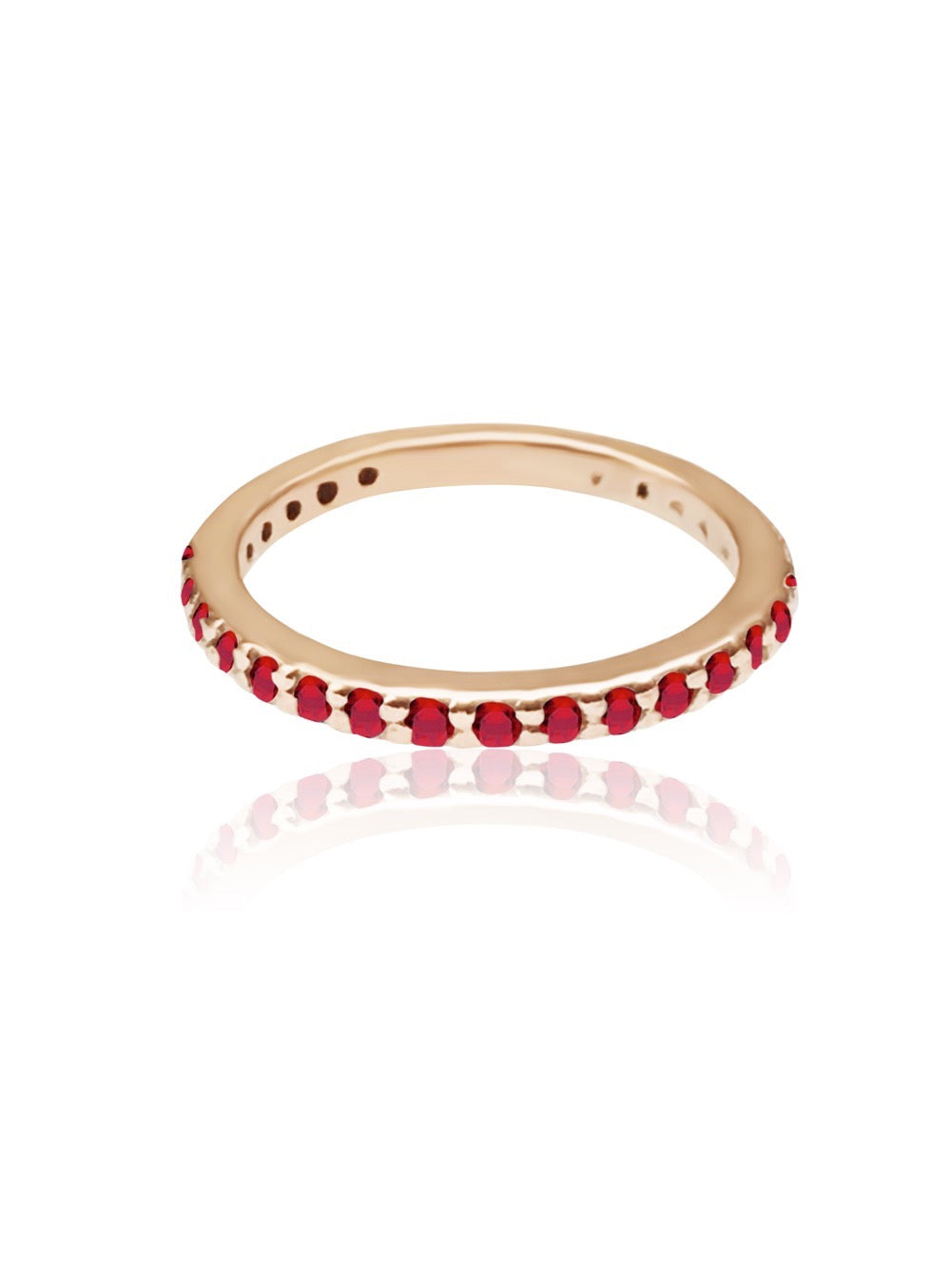 14k Gold Gemstone Band