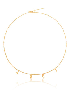 14k Gold personalized Number Necklace