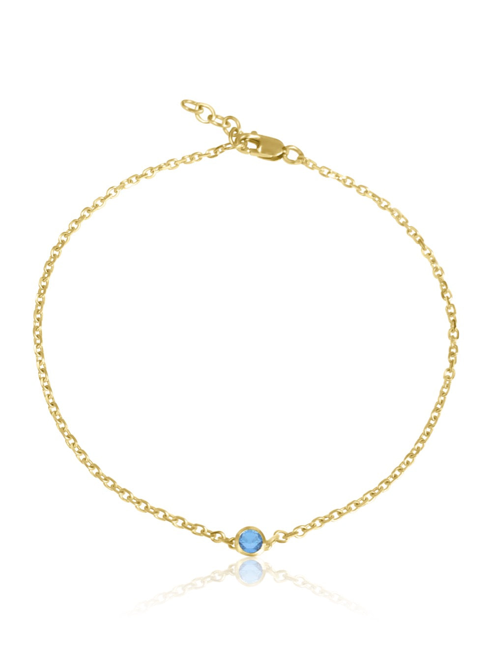 keila jewelry blue topaz bezel bracelet