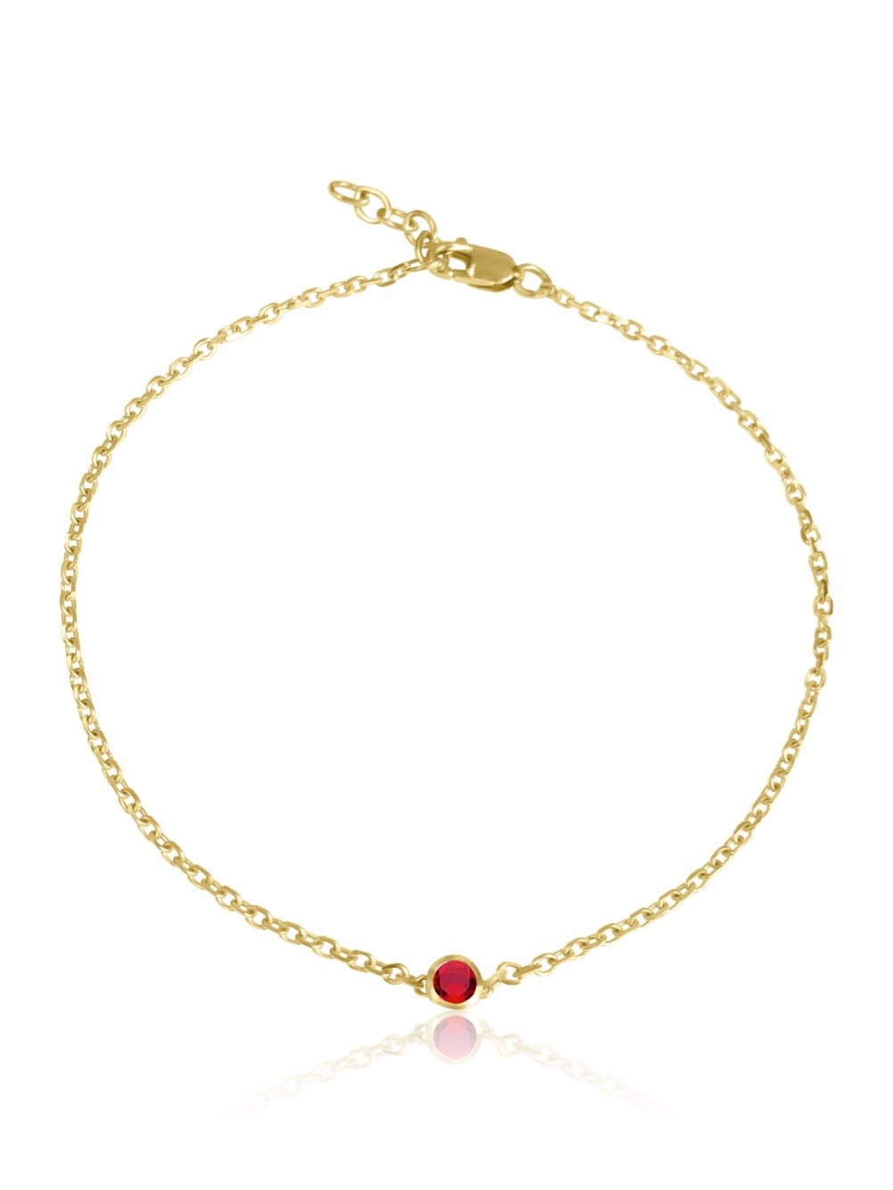 keila jewelry ruby bezel bracelet