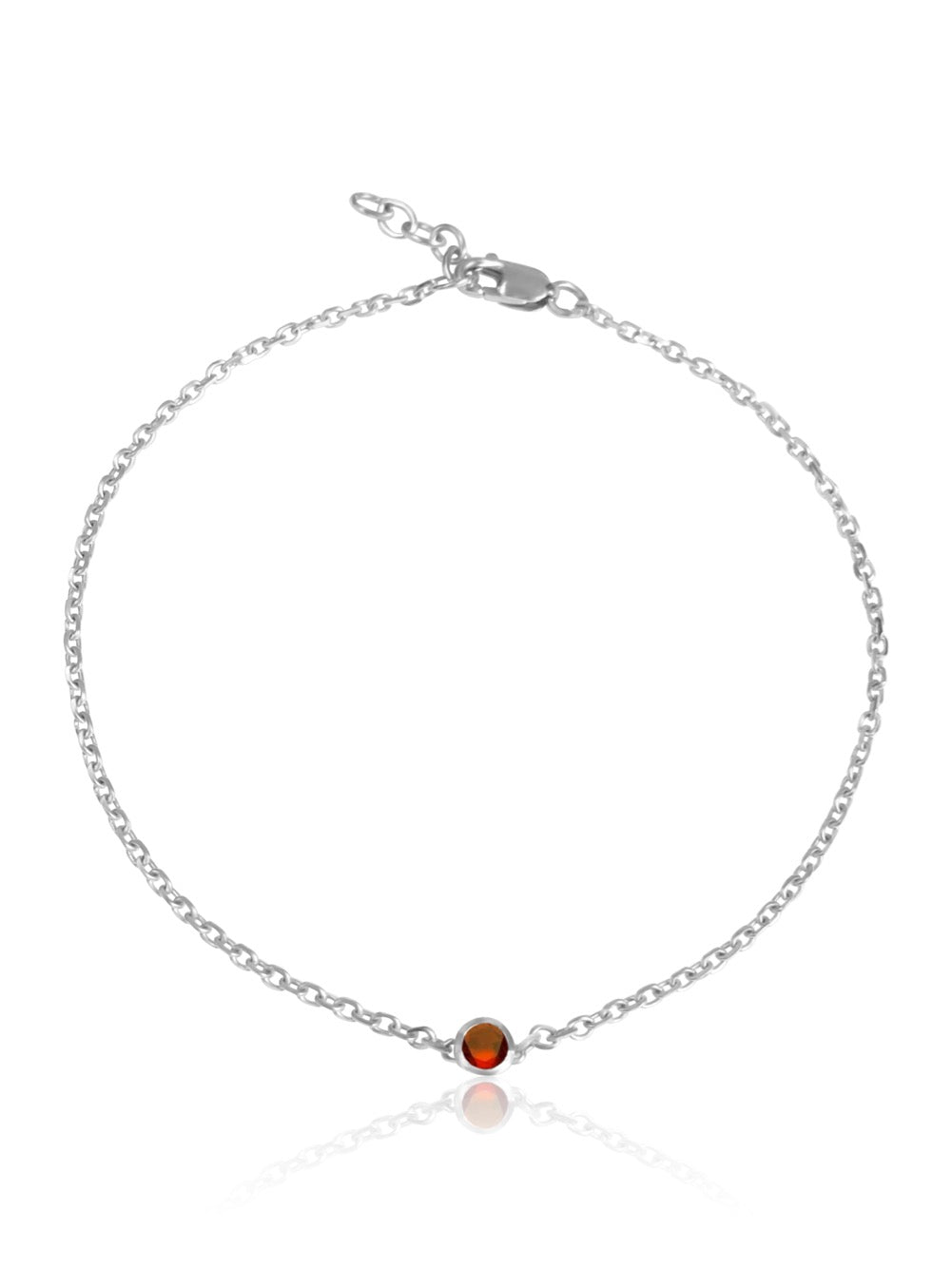 keila jewelry garnet bezel bracelet