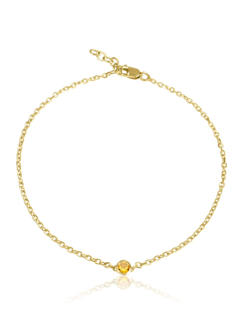 keila jewelry citrin bezel bracelet