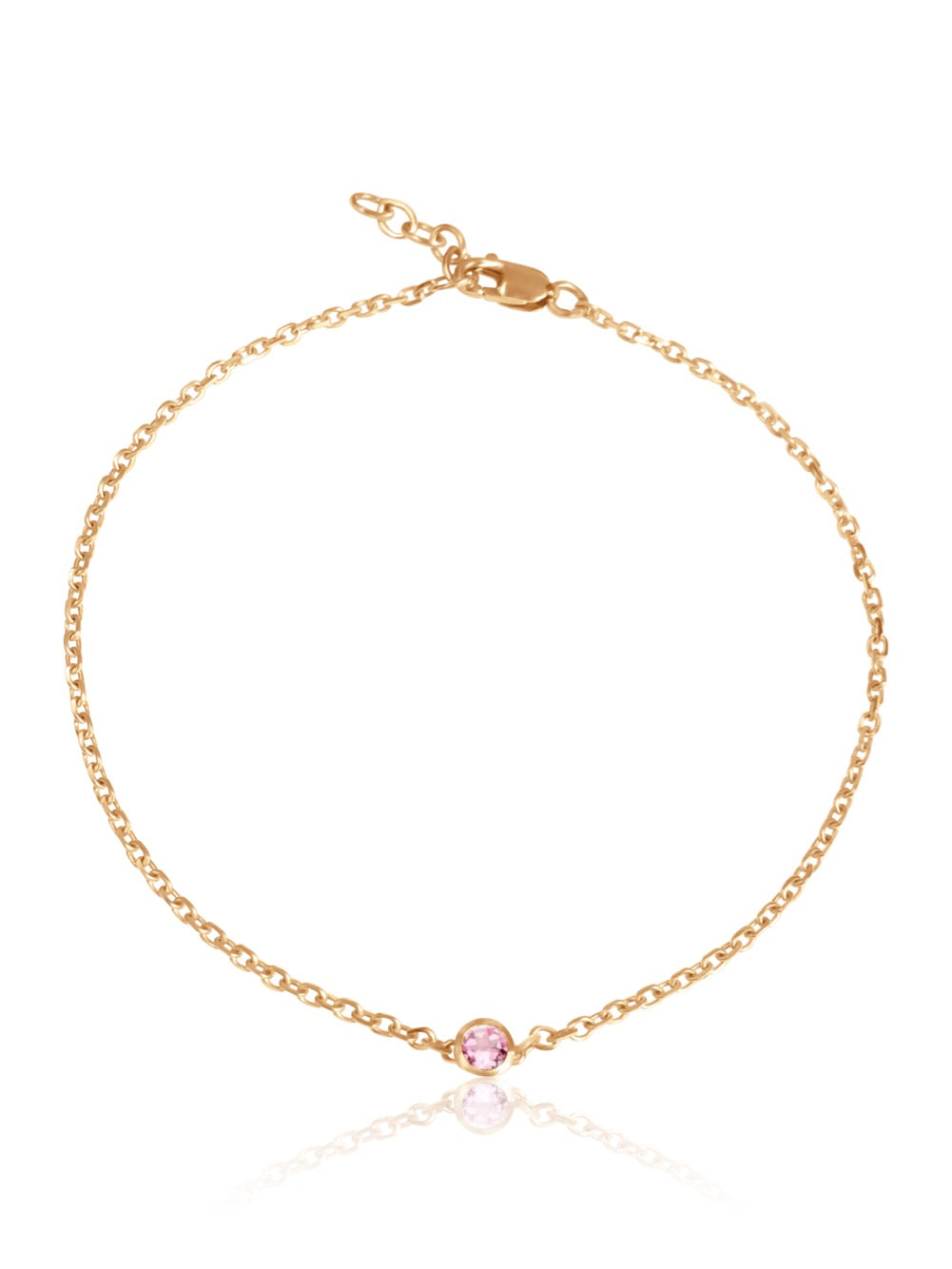 keila jewelry pink tourmaline bezel bracelet