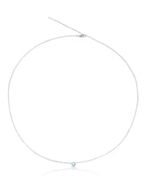 14K Gemstone Bezel Necklace