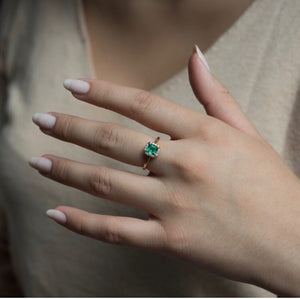 14k Gold Diamond/Gemstone Engagement Ring