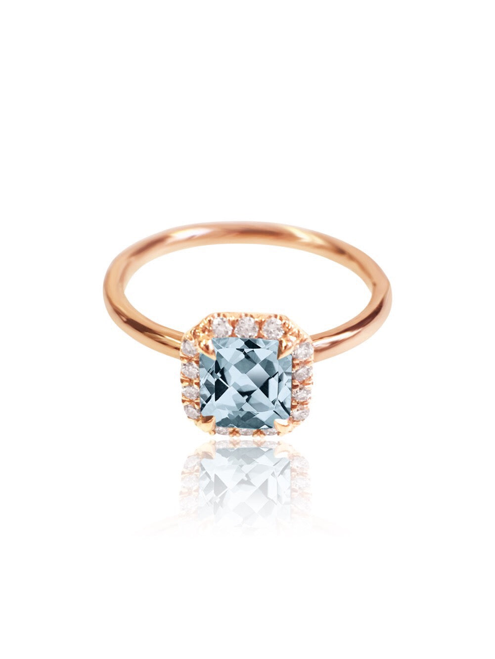 14k Gold Diamond/Gemstone Engagement Ring