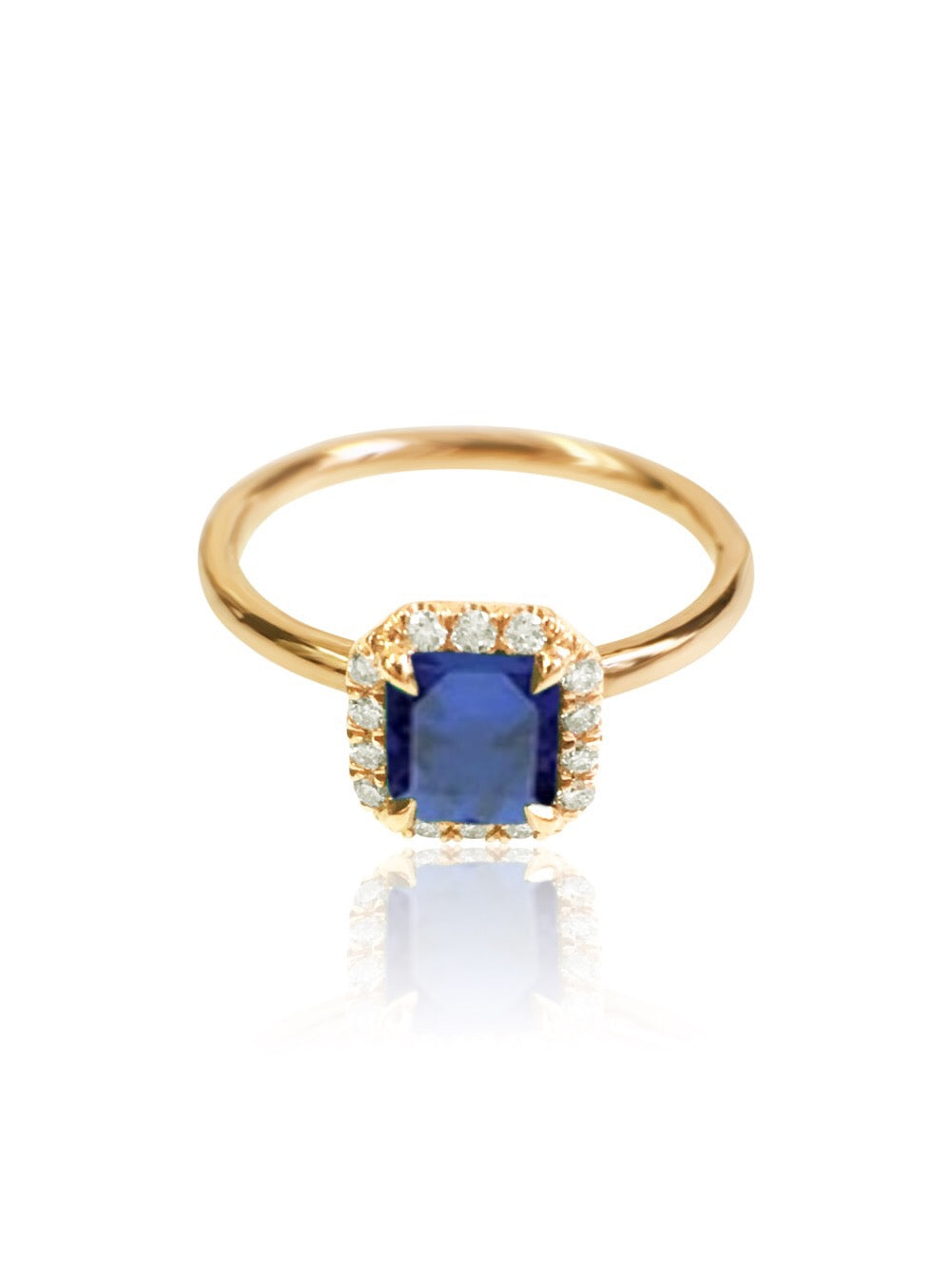 14k Gold Diamond/Gemstone Engagement Ring