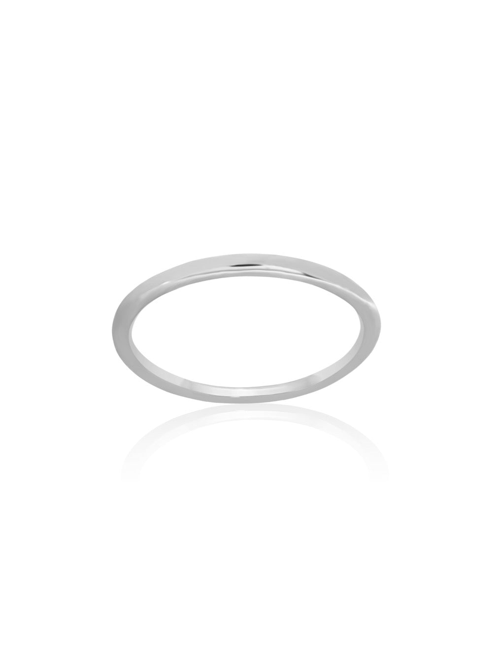 14K Plain Stackable Band
