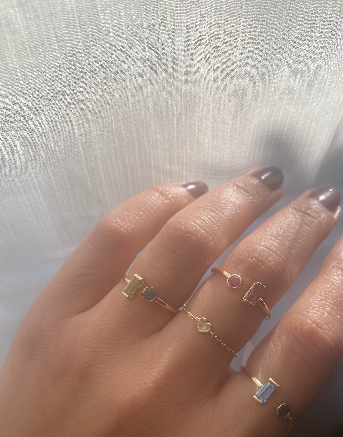 14K Gold Colores Ring