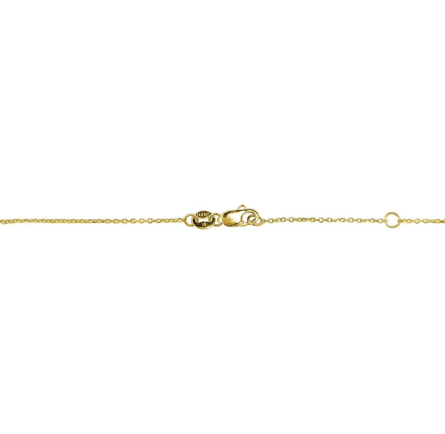 14K Heart Shaped Diamond Necklace