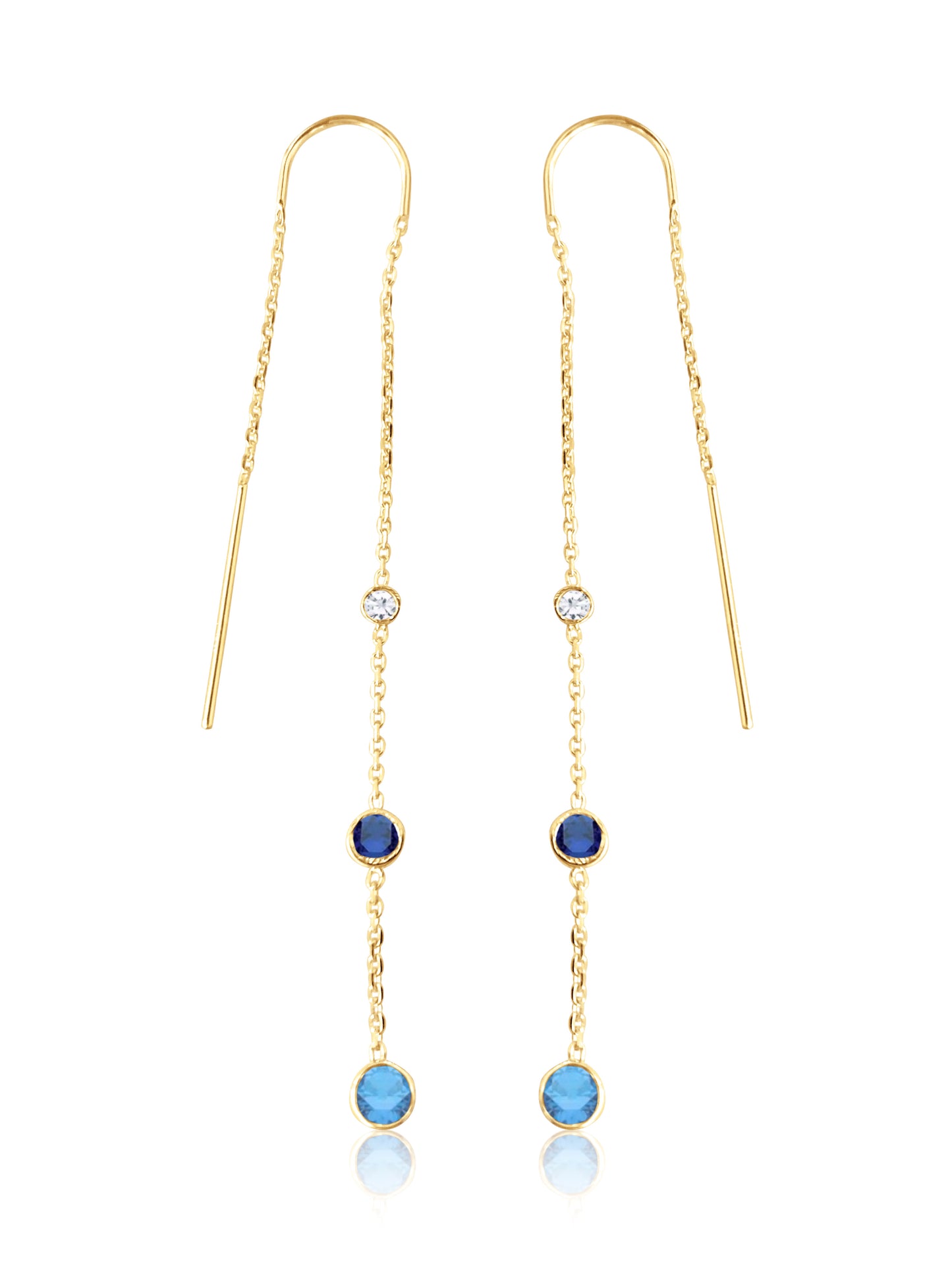 Nina's 14k Gold Threader Earrings