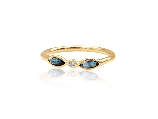 14K Gold Ruthy Ring